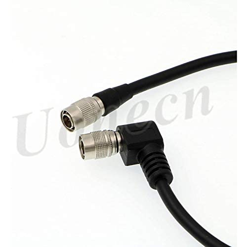 Uonecn Uonecn 4 PIN Hirose Male Cable for Sound Devices Recorder Wisycom MCR 42s 30cm Right Angle to Straight Connection - View 3 of 7