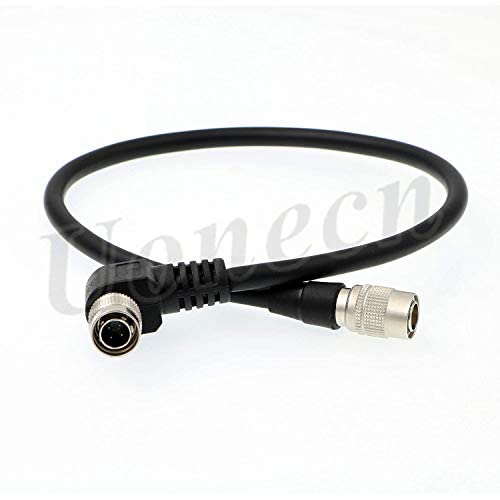 Uonecn Uonecn 4 PIN Hirose Male Cable for Sound Devices Recorder Wisycom MCR 42s 30cm Right Angle to Straight Connection - View 6 of 7