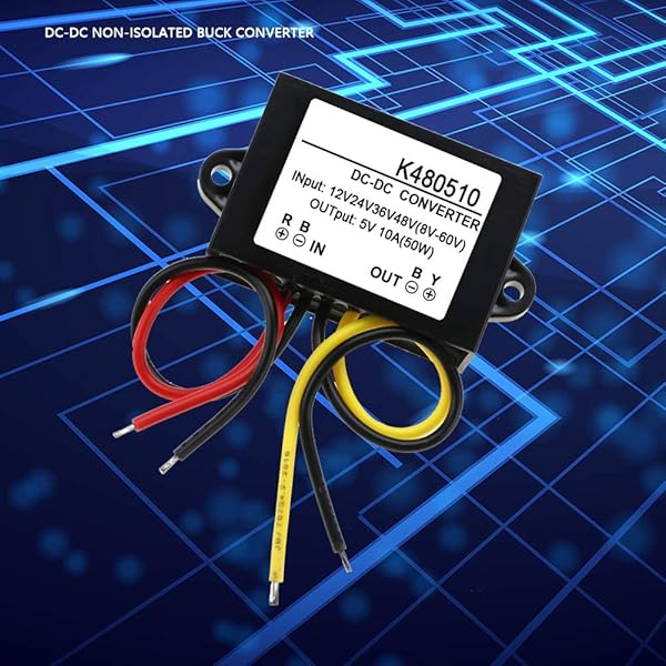 Hilitand Buck Converter DC-DC 12V 24V 36V 48V to 5V 10A Step Down Power Module for Efficient Voltage Regulation - View 4 of 10