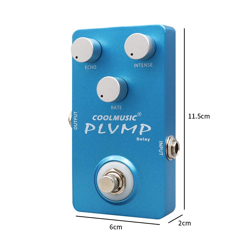 COOLMUSIC Coolmusic C-DE01 Guitar Delay Pedal for Bass High Quality Delay Effect Pedal - View 4 of 7
