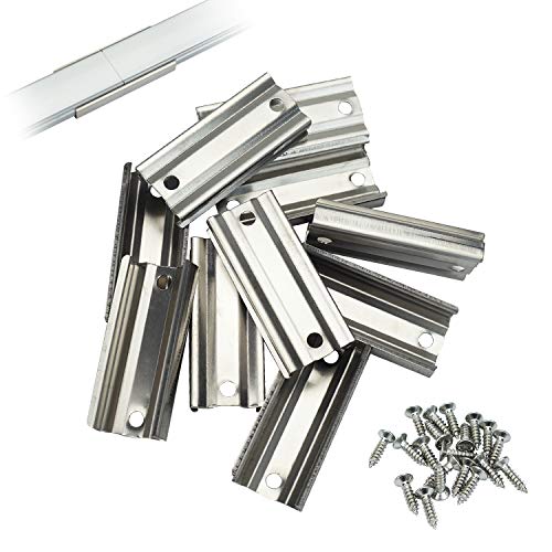 Muzata Muzata 10-Pack LED Channel Extension Connectors for U1SW U101 U107 U108 - 17MM U Shape for Longer Connections