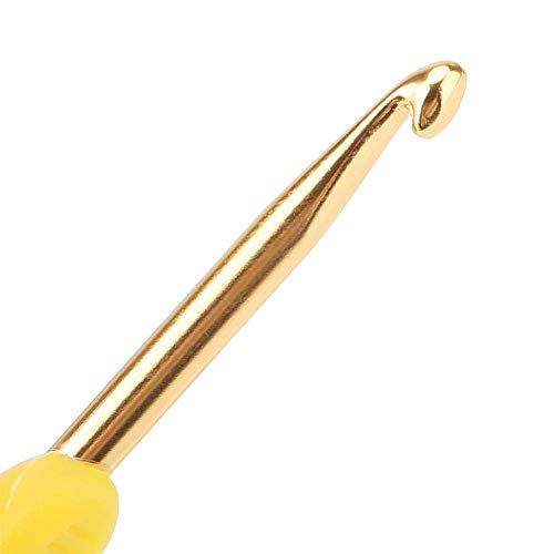 Hilitand Double Head Crochet Hook Set - Aluminum Knitting Needles with Soft Rubber Handle (Random Color) for Easy Crafting - View 9 of 10