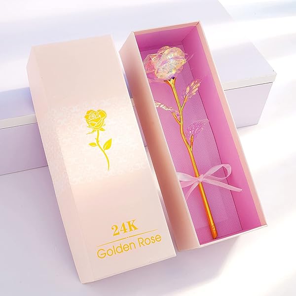 Befinr Befinr Galaxy Rose Glass Flowers Eternal Roses Perfect Birthday Gifts for Women Moms Grandmas Wives Daughters Sisters and Kids - View 5 of 8