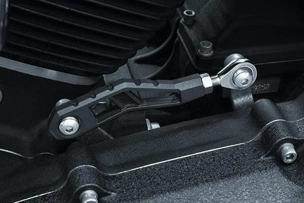 Kuryakyn Upgrade Your Ride: Kuryakyn 3571 Riot Shift Linkage for 2006-2017 Harley-Davidson Dyna - Satin Black Finish - View 3 of 3