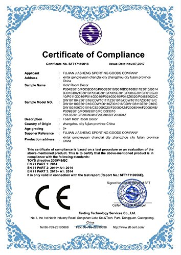 meiqicool Meiqicool Thick Soft EVA Foam Play Mat for Kids Yoga Exercise Interlocking Jigsaw Puzzle 18 Piece Grey Floor Mats - View 7 of 8