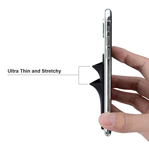 Hoblaze 3-Pack Hoblaze Stretchy Lycra Phone Card Holder Wallet for iPhone & Samsung - Adhesive Credit Card ID Pouch Sleeve - View 4 of 10