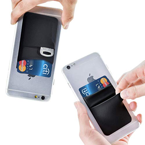 Hoblaze 3-Pack Hoblaze Stretchy Lycra Phone Card Holder Wallet for iPhone & Samsung - Adhesive Credit Card ID Pouch Sleeve - View 8 of 10