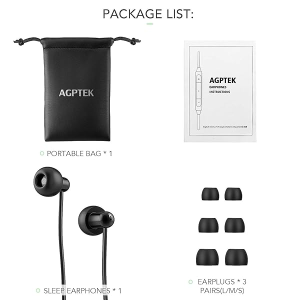 AGPTEK AGPTEK Sleep Earbuds: Ultra-Light Noise-Isolating Earphones for Insomnia, Side Sleepers & Travel - View 8 of 8