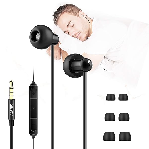 AGPTEK AGPTEK Sleep Earbuds: Ultra-Light Noise-Isolating Earphones for Insomnia, Side Sleepers & Travel - View 2 of 8