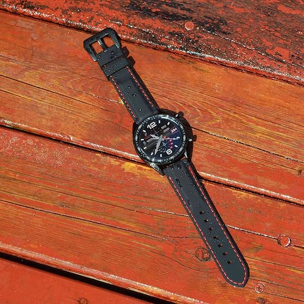 WOCCI WOCCI 24mm Silicone Rubber Watch Band with Black Buckle Durable and Stylish Accessory for Your Watch - View 5 of 9