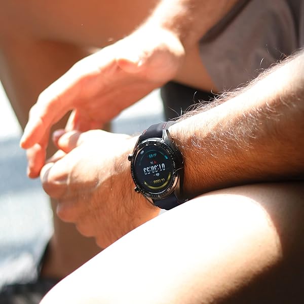 WOCCI WOCCI 24mm Silicone Rubber Watch Band with Black Buckle Durable and Stylish Accessory for Your Watch - View 6 of 9