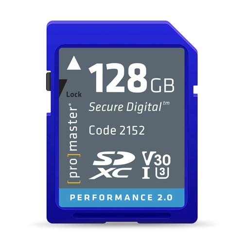 ProMaster Promaster 128GB SDHC Class 10 Memory Card Performance 2.0 for Fast Data Transfer and Reliable Storage - View 2 of 2