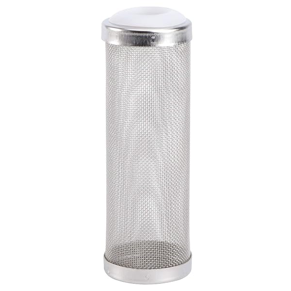 POPETPOP 16mm Stainless Steel Mesh Filter Media Cover for Aquariums - Durable & Efficient