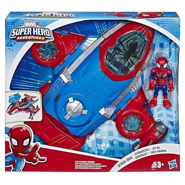 Playskool Playskool Heroes Spider-Man Jetquarters: Ultimate Marvel Super Hero Adventures Toy Review - View 4 of 11