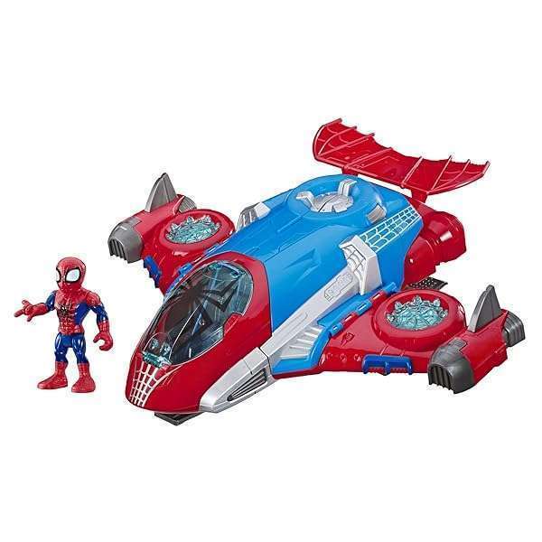 Playskool Playskool Heroes Spider-Man Jetquarters: Ultimate Marvel Super Hero Adventures Toy Review - View 2 of 11