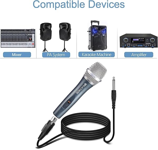 Blackmore Pro Audio Blackmore Pro Audio BMP-5 Wired Handheld Unidirectional Dynamic Microphone for Professional Sound Quality - View 9 of 10
