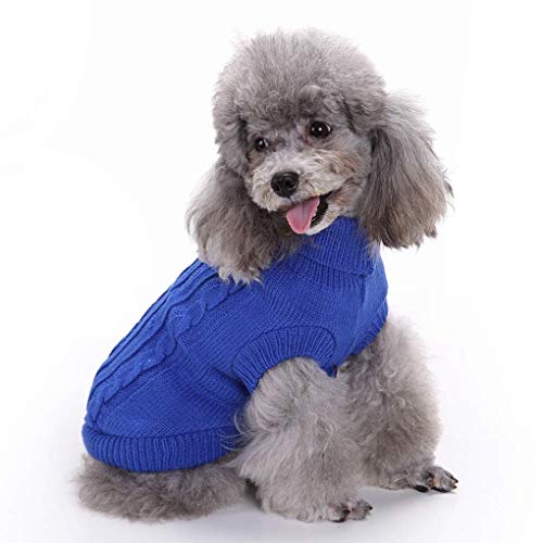 Bwealthest Dog Sweater for Small Medium Large Dogs Warm Winter Turtleneck Pet Clothes Cute Christmas Sweater for Puppies and Cats - View 3 of 7