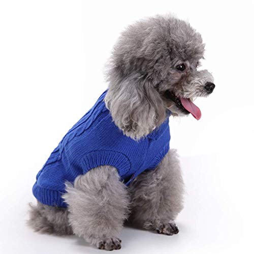Bwealthest Dog Sweater for Small Medium Large Dogs Warm Winter Turtleneck Pet Clothes Cute Christmas Sweater for Puppies and Cats - View 4 of 7