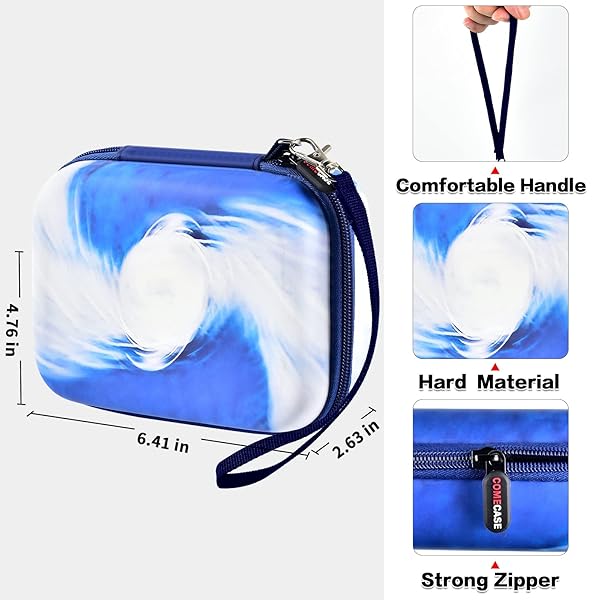 PAIYULE Bakugan Case for Baku Gear Pack Toy Organizer Storage for Bakucores Cards and Action Figures Blue Container Holder for Dragonoid Figure - View 3 of 7