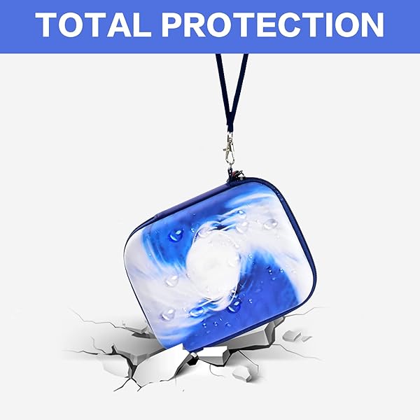 PAIYULE Bakugan Case for Baku Gear Pack Toy Organizer Storage for Bakucores Cards and Action Figures Blue Container Holder for Dragonoid Figure - View 5 of 7