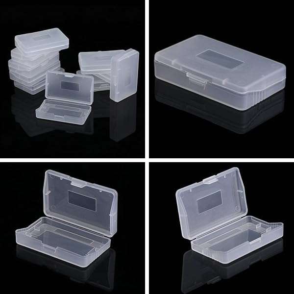 Zerone 10pcs Transparent Anti-Dust Game Case for Nintendo Game Boy Advance - Protect Your Cartridges! - View 4 of 10