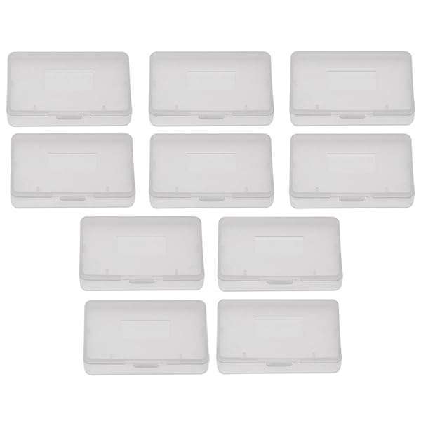 10pcs Transparent Anti-Dust Game Case for Nintendo Game Boy Advance - Protect Your Cartridges!