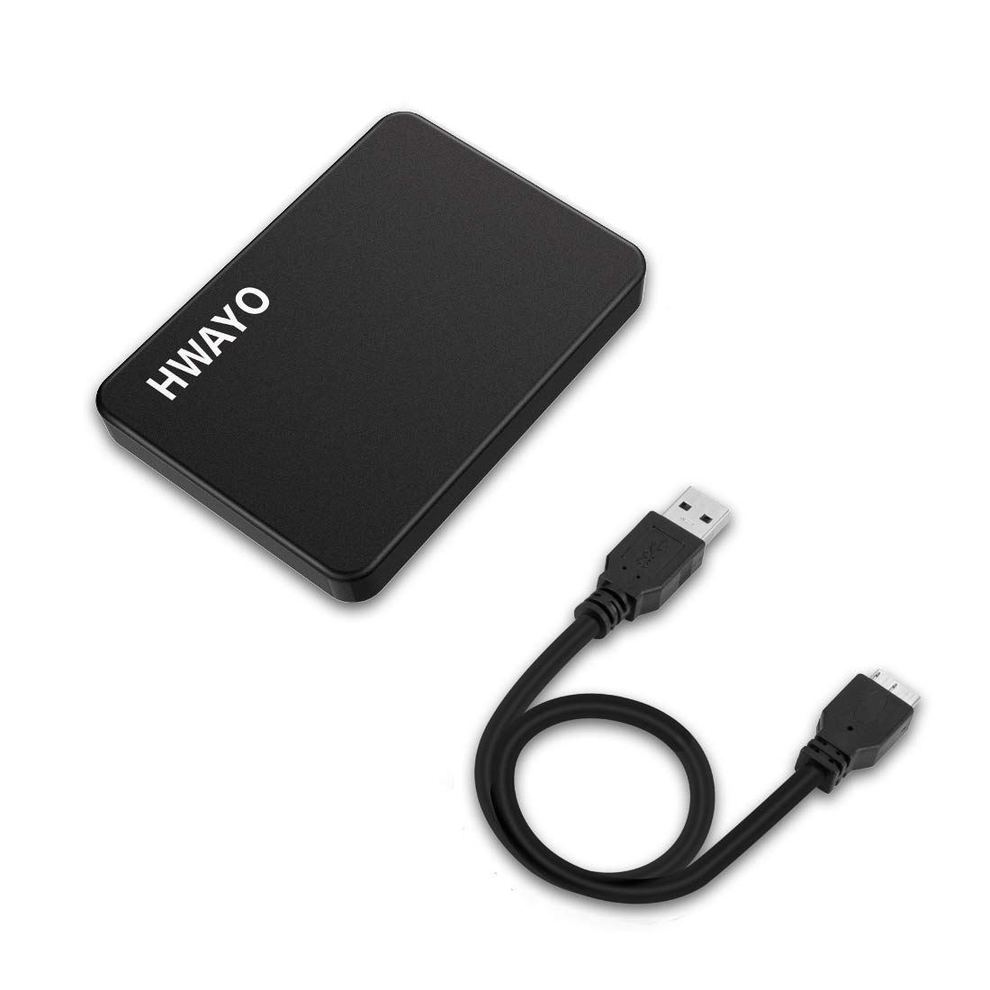 HWAYO 120GB Portable External Hard Drive Ultra Slim USB 3.0 Storage for PC Laptop MacBook Chromebook