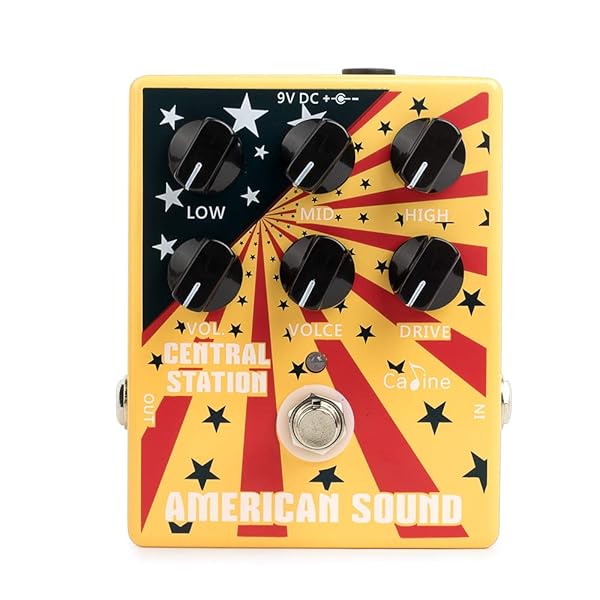 Caline Caline CP-55 American Sound Overdrive Pedal: Best 57 Deluxe AMP Simulation for Guitarists