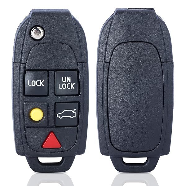 Beefunny Beefunny 5-Button Replacement Key Fob Case for Volvo XC70 & XC90 (2003-2014) - Durable & Convenient