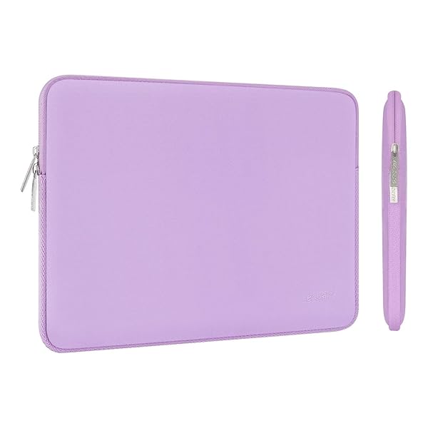 MOSISO MOSISO Laptop Sleeve for MacBook Air Pro 13-13.3 inch and 14 inch M4 M3 M2 M1 Chip Neoprene Bag with Small Case Purple - View 8 of 10