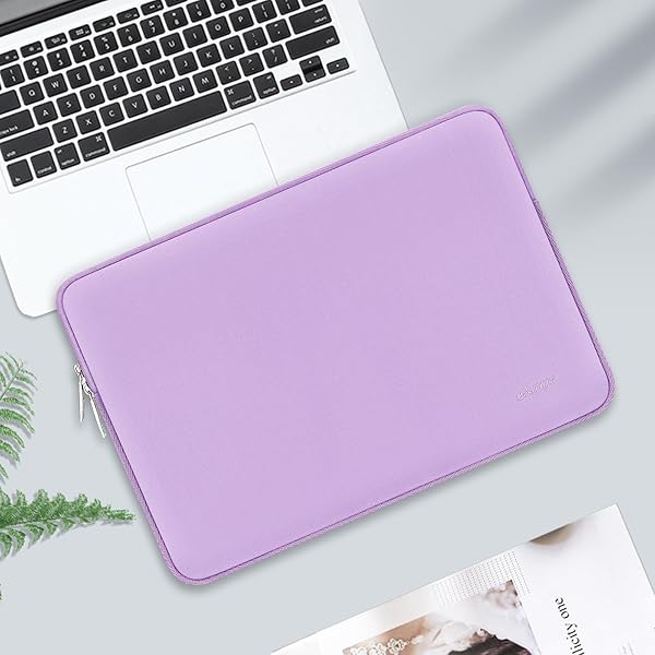 MOSISO MOSISO Laptop Sleeve for MacBook Air Pro 13-13.3 inch and 14 inch M4 M3 M2 M1 Chip Neoprene Bag with Small Case Purple - View 10 of 10