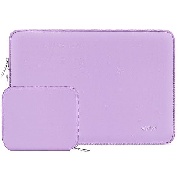 MOSISO MOSISO Laptop Sleeve for MacBook Air Pro 13-13.3 inch and 14 inch M4 M3 M2 M1 Chip Neoprene Bag with Small Case Purple