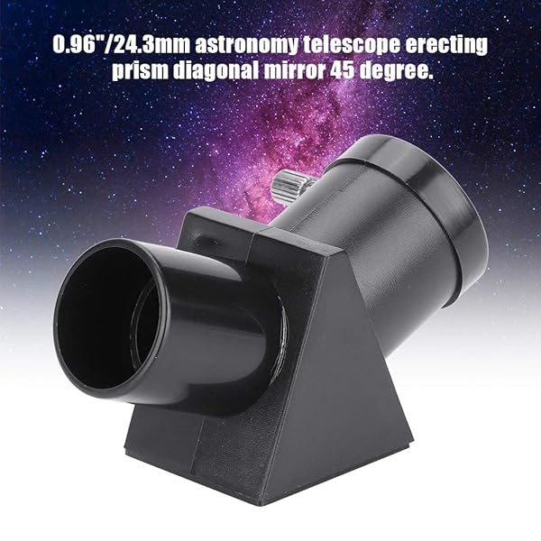 Acouto Acouto Telescope Eyepiece Diagonal 45 Degree Telescope Prism 0.96"/24.3mm 45 Degree Refracting Telescope Erecting Prism Eyepiece Diagonal Mirror - View 5 of 10