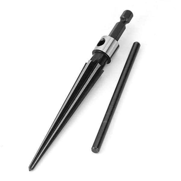 Hilitand "Premium Hand Reamer Tool: T Shape Tapered Hex for Bridge Pin Holes (1/8"-1/2" / 3-13mm) - Perfect for Precision Drilling"