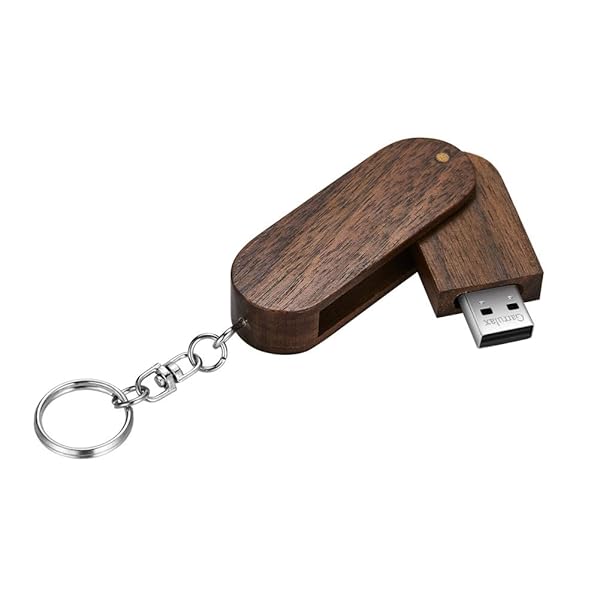 Garrulax GARRULAX Wooden USB Flash Drive 32GB 16GB 8GB USB2.0 Memory Stick Walnut Wood Pendrive for Data Storage - View 4 of 8