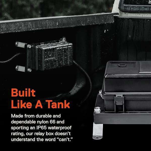 ONLINE LED STORE True Mods 12V DC Waterproof Relay Box - 6 Bosch Style Relays & ATC/ATO Fuse Holders for Cars & Marine Use - View 6 of 10