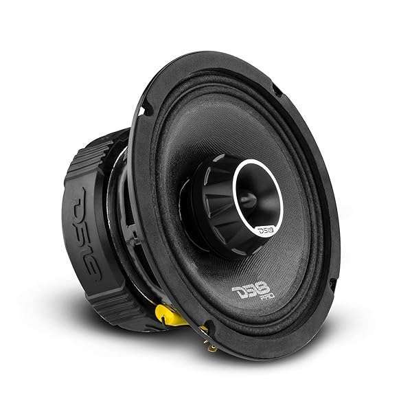 DS18 DS18 PRO-ZT6 6.5-Inch 2-Way Pro Audio Speakers - 450W Max, Water Resistant, Built-in Tweeter, Black Mesh Grill - View 7 of 10