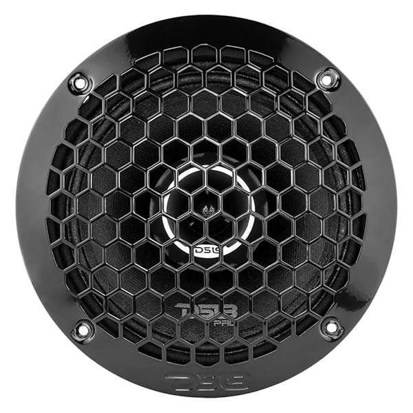 DS18 DS18 PRO-ZT6 6.5-Inch 2-Way Pro Audio Speakers - 450W Max, Water Resistant, Built-in Tweeter, Black Mesh Grill - View 9 of 10