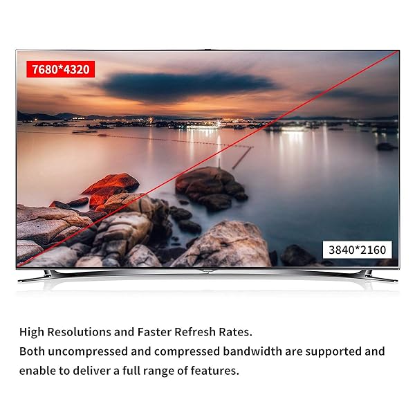 BIFALE High-Speed BIFALE DP Fiber Cable 33ft - 8K@60Hz, 4K@165Hz, Slim & Flexible DisplayPort 1.4 with Gold Plated Connectors - View 4 of 8