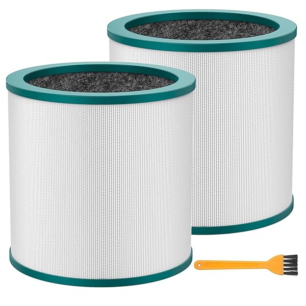 Colorfullife Colorfullife Replacement Air Purifier Filter for Dyson TP01, TP02, TP03, BP01 - 2 Pack Compatible with Part 968126-03