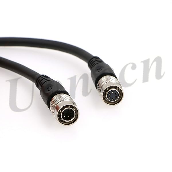Uonecn Uonecn 6 Pin Hirose Male to Female Cable High Quality Durable Connection for Audio and Video Equipment - View 5 of 6