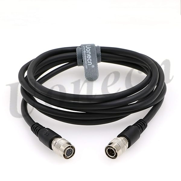 Uonecn Uonecn 6 Pin Hirose Male to Female Cable High Quality Durable Connection for Audio and Video Equipment
