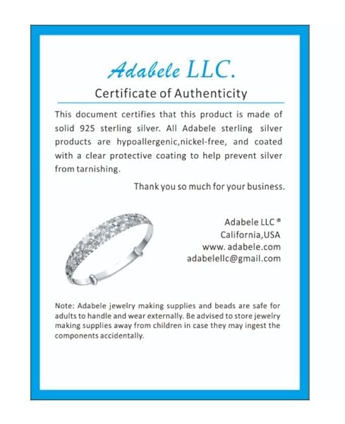 Adabele 100pcs Adabele 925 Sterling Silver Hypoallergenic Small Seamless Oval Rice Loose Beads for DIY Jewelry Making - View 5 of 5