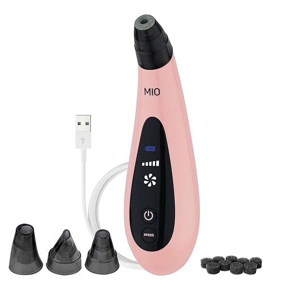 SPA SCIENCES Spa Sciences MIO Diamond Microdermabrasion Blackhead Remover Rechargeable Pore Suction Tool for Anti-Aging and Acne Scar Exfoliation
