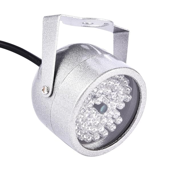 Zerone 48 LED Waterproof IR Illuminator for CCTV Night Vision - DC 12V 1A Outdoor Camera Replacement - View 9 of 10