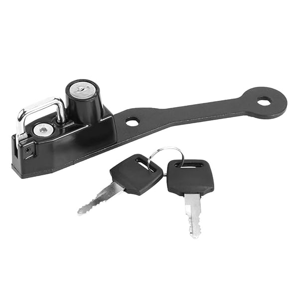 Acouto Aluminium Alloy Helmet Lock Kit for Yamaha MT-07 FZ-07 FJ-07 (2014-2017) - Secure Your Motorcycle Gear! - View 7 of 10
