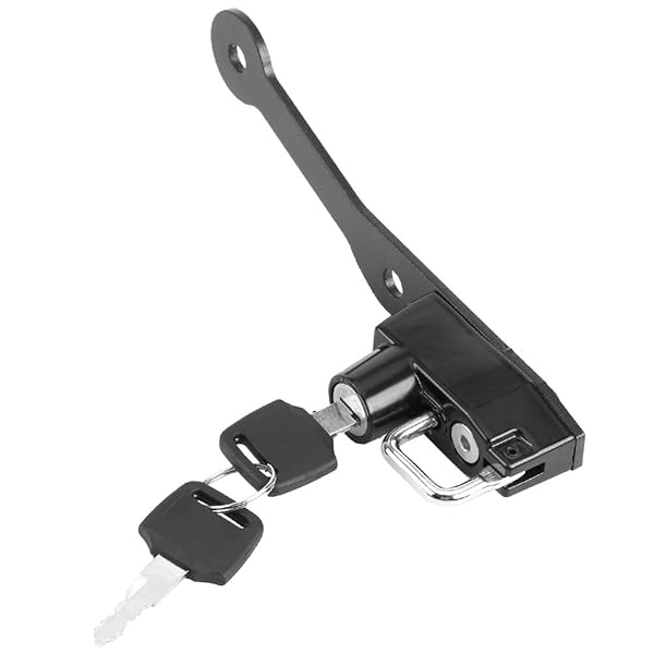 Acouto Aluminium Alloy Helmet Lock Kit for Yamaha MT-07 FZ-07 FJ-07 (2014-2017) - Secure Your Motorcycle Gear! - View 9 of 10