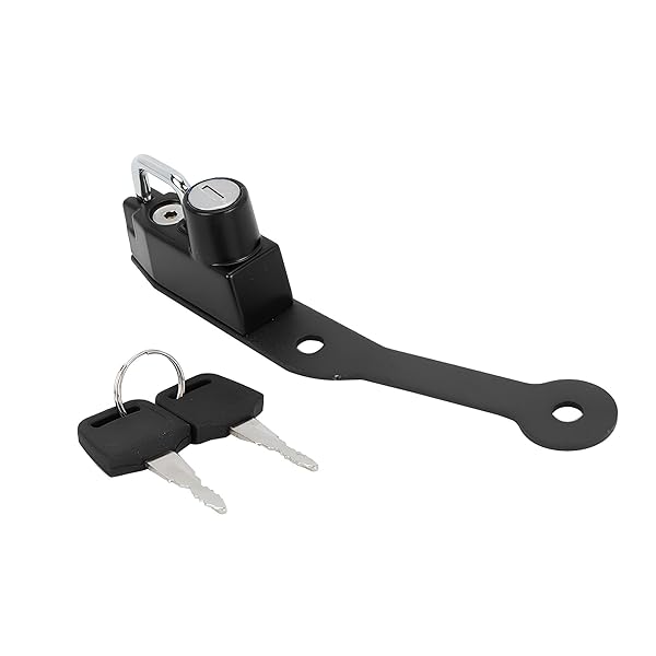 Acouto Aluminium Alloy Helmet Lock Kit for Yamaha MT-07 FZ-07 FJ-07 (2014-2017) - Secure Your Motorcycle Gear!