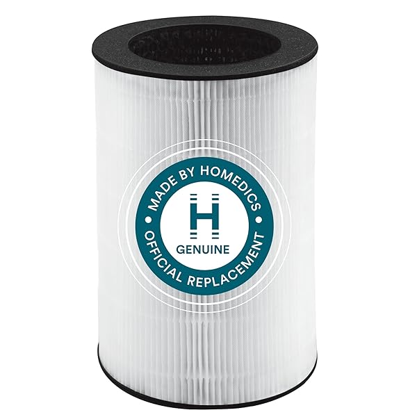 Homedics HoMedics TotalClean 3-in-1 True HEPA Filter Replacement for AP-T40, AP-T43, AP-T45 - Removes 99.97% of Airborne Particles