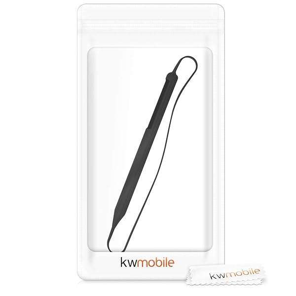 kwmobile KWMobile Silicone Skin for Apple Pencil 2 - Soft Flexible Grip Sleeve in Black - View 8 of 8